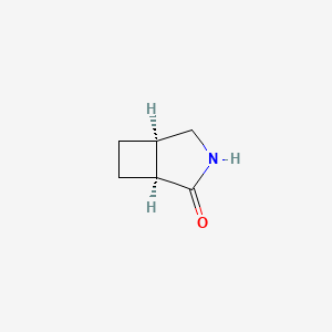 molecular formula C6H9NO B2515050 rac-(1r,5s)-3-azabicyclo[3.2.0]heptan-2-one CAS No. 83076-35-1