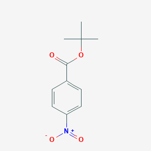 molecular formula C11H13NO4 B025151 叔丁基4-硝基苯甲酸酯 CAS No. 19756-72-0