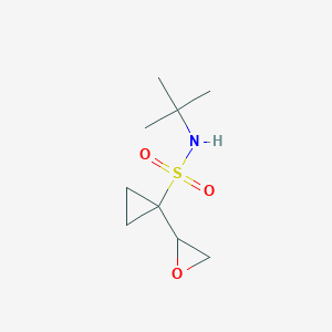 B2515123 N-tert-butyl-1-(oxiran-2-yl)cyclopropane-1-sulfonamide CAS No. 2167060-39-9