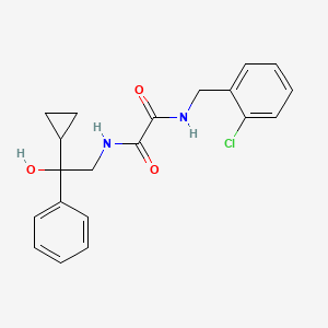 molecular formula C20H21ClN2O3 B2515215 N1-(2-chlorobenzyl)-N2-(2-cyclopropyl-2-hydroxy-2-phenylethyl)oxalamide CAS No. 1421500-02-8
