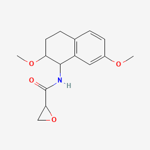 N-(2,7-Dimethoxy-1,2,3,4-tetrahydronaphthalen-1-yl)oxirane-2-carboxamide