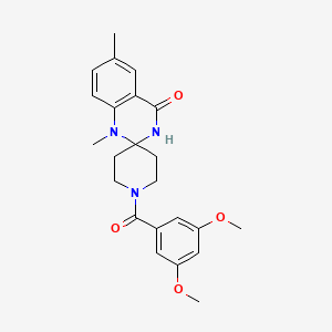 1-(3,5-dimethoxybenzoyl)-1',6'-dimethyl-1'H-spiro[piperidine-4,2'-quinazolin]-4'(3'H)-one