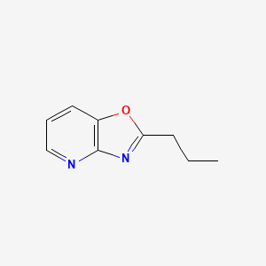 molecular formula C9H10N2O B2515249 2-Propyloxazolo[4,5-b]pyridine CAS No. 104711-71-9