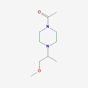 1-[4-(1-Methoxypropan-2-yl)piperazin-1-yl]ethan-1-one