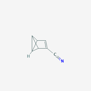 molecular formula C7H5N B025153 Tricyclo[3.1.0.02,6]hex-3-ene-3-carbonitrile CAS No. 103495-51-8