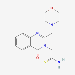 2-{2-[(Morpholin-4-yl)methyl]-4-oxo-3,4-dihydroquinazolin-3-yl}ethanethioamide