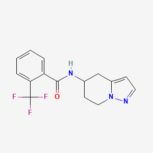 N-(4,5,6,7-tetrahydropyrazolo[1,5-a]pyridin-5-yl)-2-(trifluoromethyl)benzamide