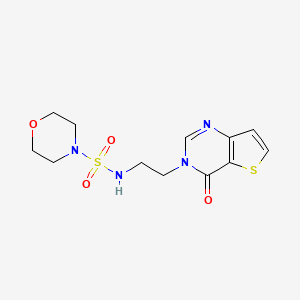 N-(2-(4-oxothieno[3,2-d]pyrimidin-3(4H)-yl)ethyl)morpholine-4-sulfonamide