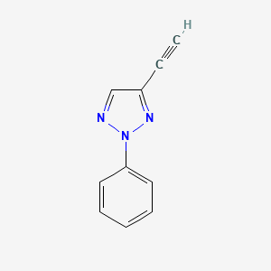 molecular formula C10H7N3 B2515439 4-ethynyl-2-phenyl-2h-1,2,3-triazole CAS No. 1565317-13-6