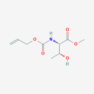 molecular formula C9H15NO5 B2515525 Aloc-Thr-OMe CAS No. 221351-00-4