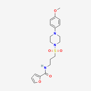 N-(3-((4-(4-methoxyphenyl)piperazin-1-yl)sulfonyl)propyl)furan-2-carboxamide