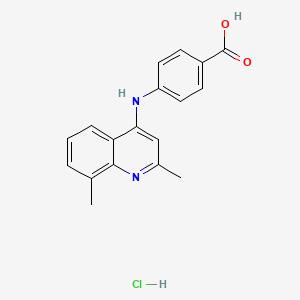 4-[(2,8-dimethylquinolin-4-yl)amino]benzoic Acid Hydrochloride
