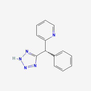 2-[(S)-phenyl(1H-1,2,3,4-tetrazol-5-yl)methyl]pyridine