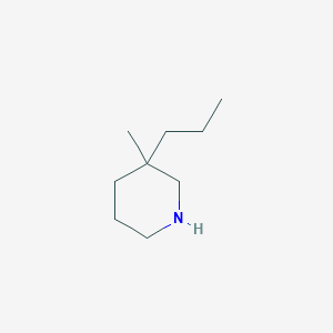 molecular formula C9H19N B2515827 3-Methyl-3-propylpiperidine CAS No. 137605-96-0