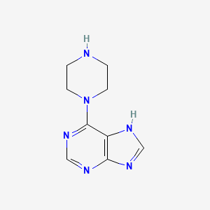 6-(piperazin-1-yl)-9H-purine