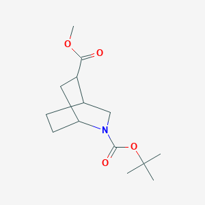 O2-tert-butyl O5-methyl 2-azabicyclo[2.2.2]octane-2,5-dicarboxylate