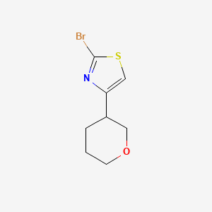 2-Bromo-4-(oxan-3-yl)-1,3-thiazole