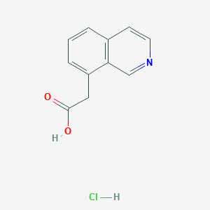 2-Isoquinolin-8-ylacetic acid;hydrochloride