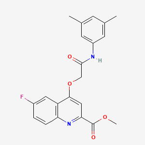 N-(4-ethylphenyl)-2-{[4-methyl-5-(3-phenyl-1,2,4-oxadiazol-5-yl)-4H-1,2,4-triazol-3-yl]thio}acetamide
