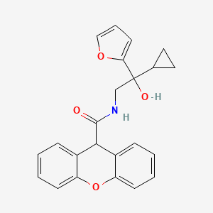 N-(2-cyclopropyl-2-(furan-2-yl)-2-hydroxyethyl)-9H-xanthene-9-carboxamide