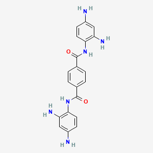 molecular formula C20H20N6O2 B2516233 N,N'-bis(2,4-diaminophenyl)terephthalamide CAS No. 132663-82-2
