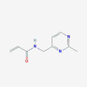 molecular formula C9H11N3O B2516257 N-[(2-methylpyrimidin-4-yl)methyl]prop-2-enamide CAS No. 1179761-78-4