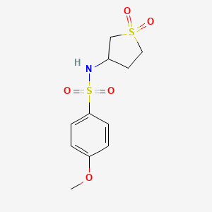 N-(1,1-dioxothiolan-3-yl)-4-methoxybenzenesulfonamide