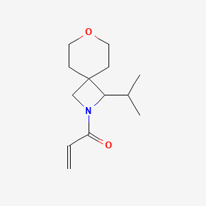 1-(3-Propan-2-yl-7-oxa-2-azaspiro[3.5]nonan-2-yl)prop-2-en-1-one