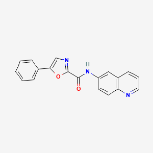 5-phenyl-N-(quinolin-6-yl)oxazole-2-carboxamide