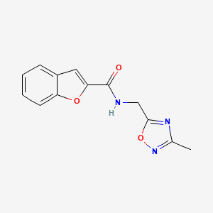 N-((3-methyl-1,2,4-oxadiazol-5-yl)methyl)benzofuran-2-carboxamide