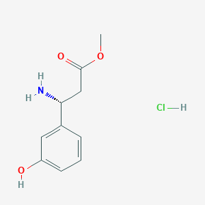 (R)-Methyl 3-amino-3-(3-hydroxyphenyl)propanoate hydrochloride