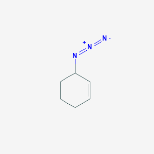 molecular formula C6H9N3 B2516366 2-Cyclohexen-1-yl-azide CAS No. 16717-84-3