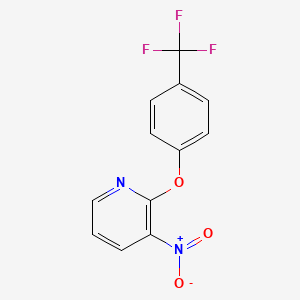 B2516399 3-Nitro-2-[4-(trifluoromethyl)phenoxy]pyridine CAS No. 1276590-18-1