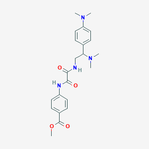 Methyl 4-(2-((2-(dimethylamino)-2-(4-(dimethylamino)phenyl)ethyl)amino)-2-oxoacetamido)benzoate