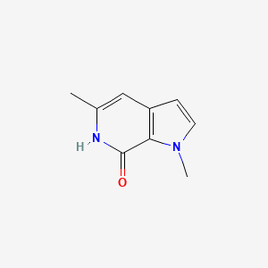 molecular formula C9H10N2O B2516461 1,5-dimethyl-1H,6H,7H-pyrrolo[2,3-c]pyridin-7-one CAS No. 1354951-04-4