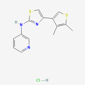 4-(4,5-dimethylthiophen-3-yl)-N-(pyridin-3-yl)thiazol-2-amine hydrochloride