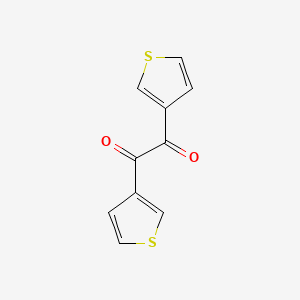 molecular formula C10H6O2S2 B2516601 1,2-Di(thiophen-3-yl)ethane-1,2-dione CAS No. 7333-08-6