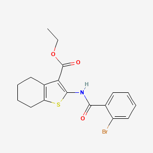Ethyl 2-(2-bromobenzamido)-4,5,6,7-tetrahydrobenzo[b]thiophene-3-carboxylate
