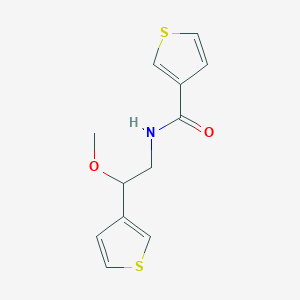 N-(2-methoxy-2-(thiophen-3-yl)ethyl)thiophene-3-carboxamide