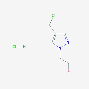 4-(Chloromethyl)-1-(2-fluoroethyl)-1H-pyrazole hydrochloride