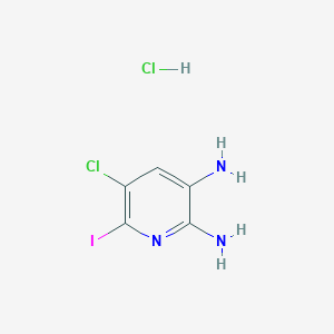 5-Chloro-6-iodopyridine-2,3-diamine;hydrochloride