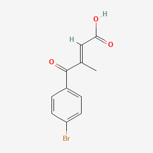 4-(4-Bromophenyl)-3-methyl-4-oxobut-2-enoic acid