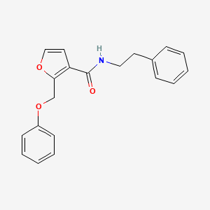 N-phenethyl-2-(phenoxymethyl)furan-3-carboxamide