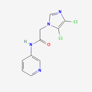 2-(4,5-dichloro-1H-imidazol-1-yl)-N-(pyridin-3-yl)acetamide