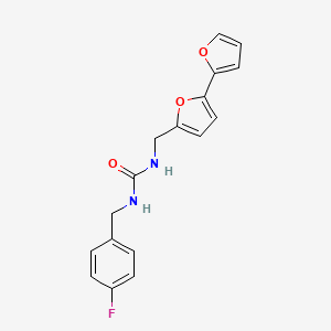 1-([2,2'-Bifuran]-5-ylmethyl)-3-(4-fluorobenzyl)urea