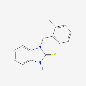 1-[(2-Methylphenyl)methyl]benzimidazole-2-thiol