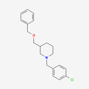 3-((Benzyloxy)methyl)-1-(4-chlorobenzyl)piperidine