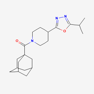 molecular formula C21H31N3O2 B2516750 1-(adamantane-1-carbonyl)-4-[5-(propan-2-yl)-1,3,4-oxadiazol-2-yl]piperidine CAS No. 1209305-01-0