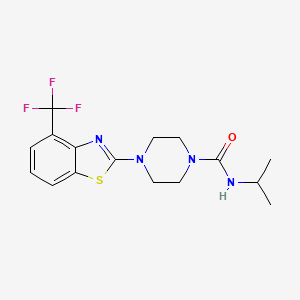 N-isopropyl-4-(4-(trifluoromethyl)benzo[d]thiazol-2-yl)piperazine-1-carboxamide