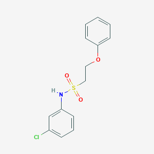 molecular formula C14H14ClNO3S B2516831 N-(3-chlorophenyl)-2-phenoxyethanesulfonamide CAS No. 1351589-98-4